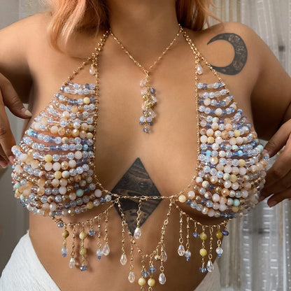 'Marina' Jewel Bra Body Jewelry