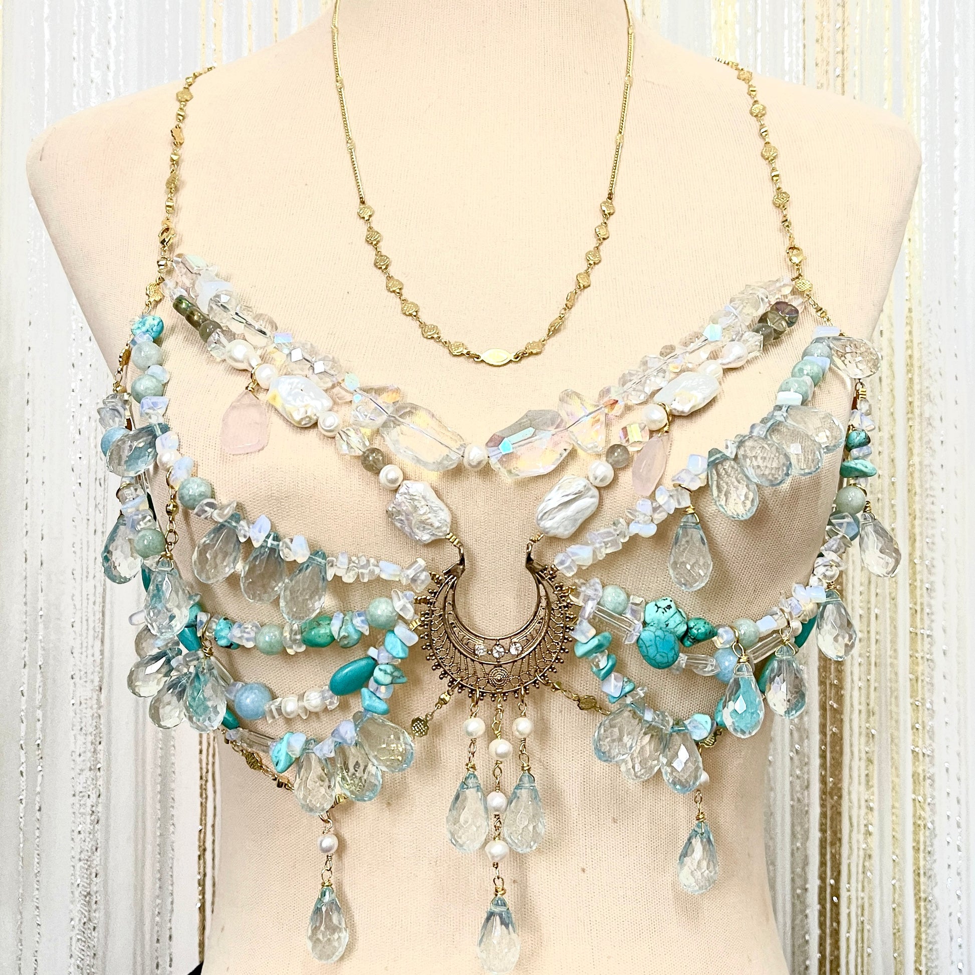 Sirena' Jewel Bra Corset Body Jewelry – S T ☼ N ∃ R I V Σ R